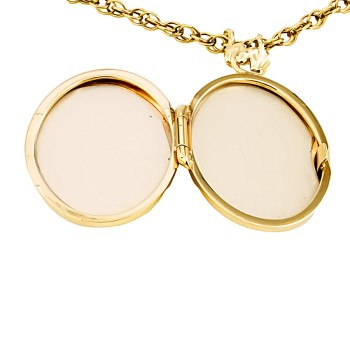 9ct gold Clogau Locket with chain